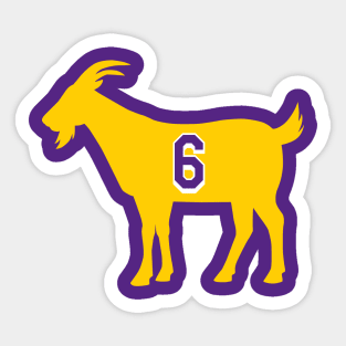 Los Angeles GOAT - number 6 - Yellow Sticker